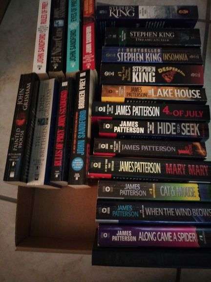 Paper Back Books (Stephen King, James Patterson, John Grisham, John Sandford) image