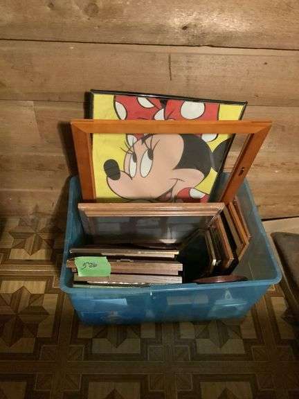 Collection of Various Picture Frames and Mickey Mouse Art image