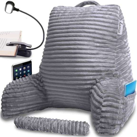 Reading Pillow with Reading Light