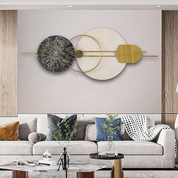 (2) Metal  Wall Art
