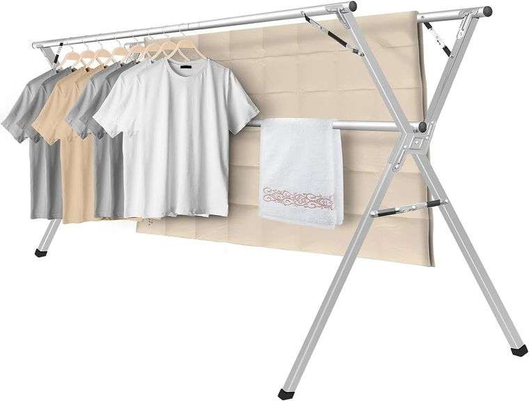 Foldable Clothes Drying Rack