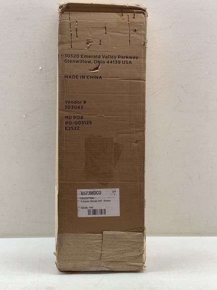 4 Drawer Storage Unit-Dresser (Gray)