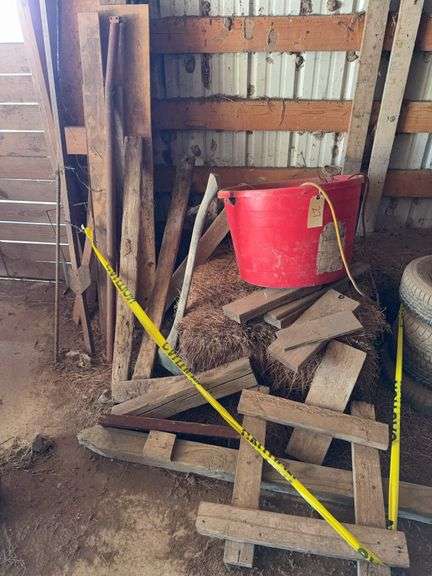 Lumber, Tub, and Equipment Lot image