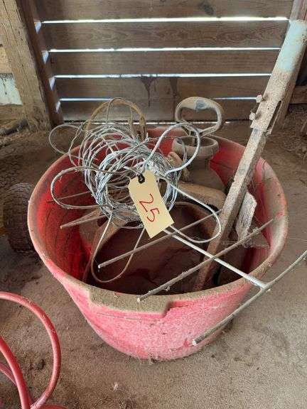 Bucket of Assorted Farm and Mechanical Parts image