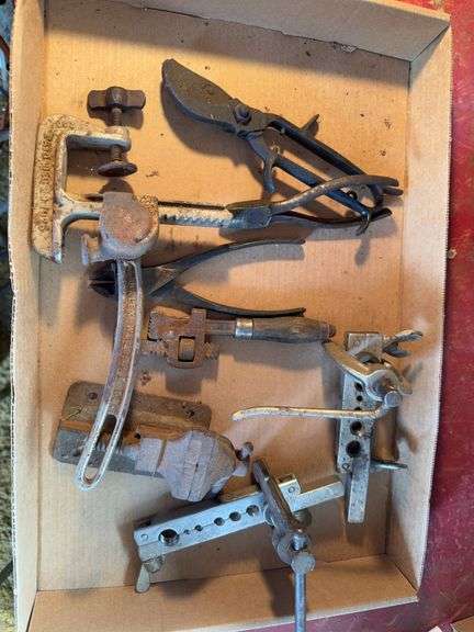 Assorted Hand Tools: Pliers, Wrenches, and Clamps image