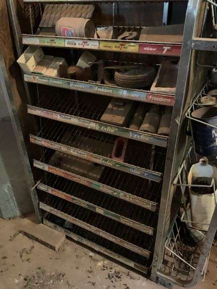 Candy and Magazine Metal Advertising Display Rack & Contents (South Room) image