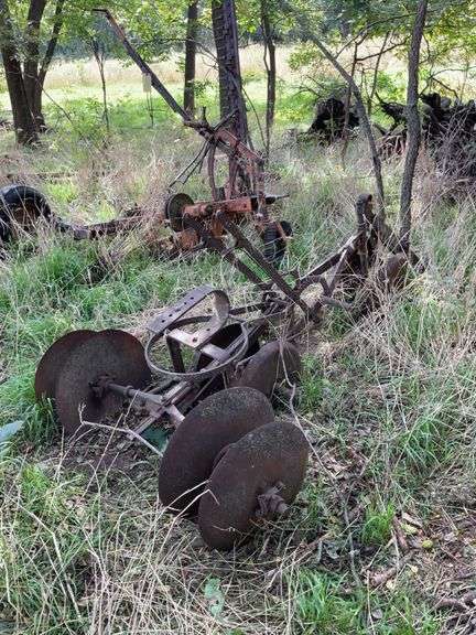 Collection of Farm Implements: Disc Harrow and Sickle Bar Mower image