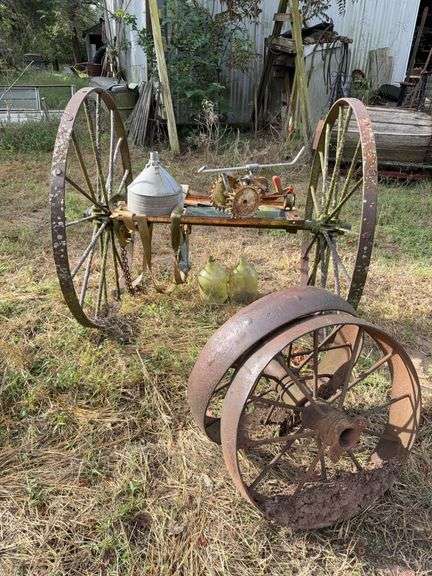 Farm Cart with Wheels, Sprinkler System, and Accessories image