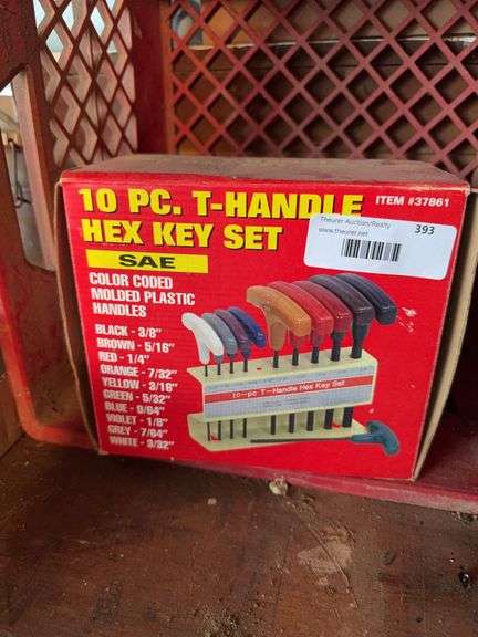 10-pc T-Handle Hex Key Set image