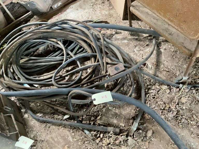 Large Lot of Industrial Hoses and Nozzles image