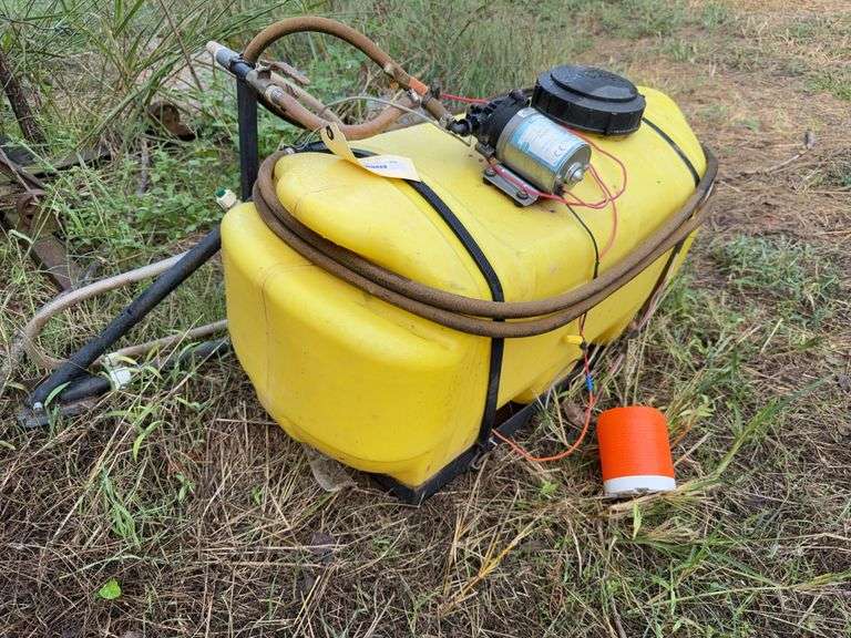 Yellow Sprayer Tank with Shurflo Diaphragm Pump image