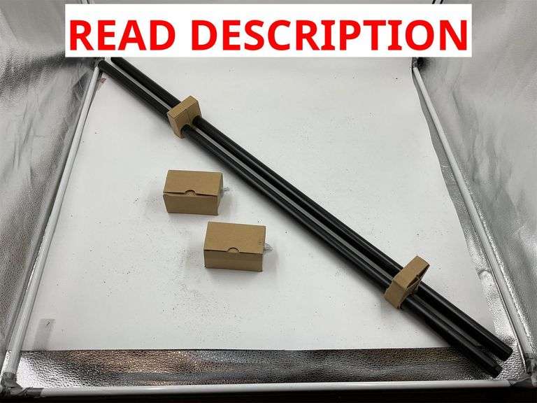 Black curtain rod image