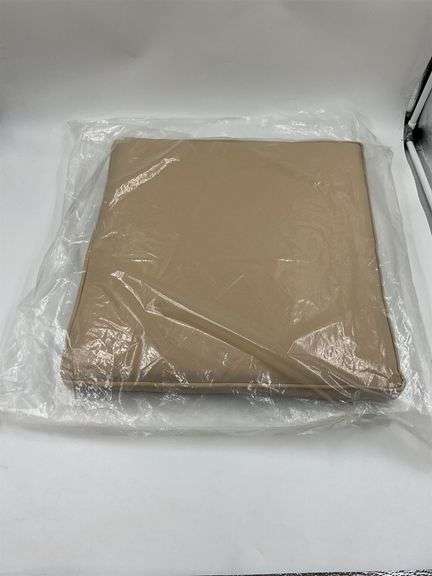 Beige square cushion image