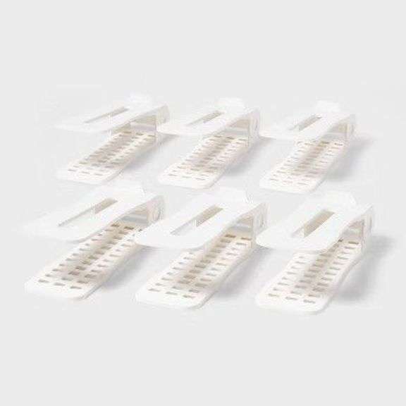 Shoe Space-Saving Slot Organizers 6pk - Brightroom image