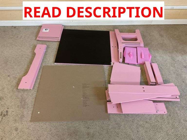 Pink table and chair set image