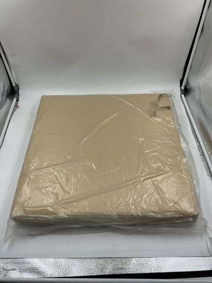 Large Squared tan cushion image