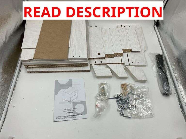 Side table with drawer image