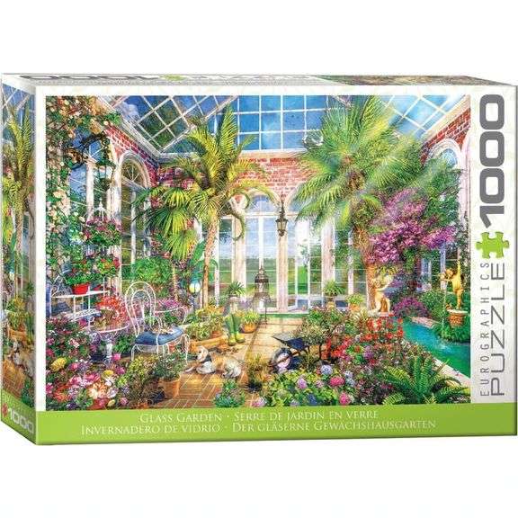 Eurographics Glass Garden Jigsaw Puzzle Multicolored, 1000 pc image