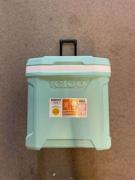 Sun squad igloo wheel cooler 60 quarts image