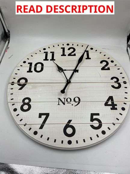 Farmhouse wooden clock image