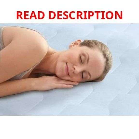 Intex Mid Rise Hexbeam 14" Electric Pump Twin Air Mattress - Dark Blue image