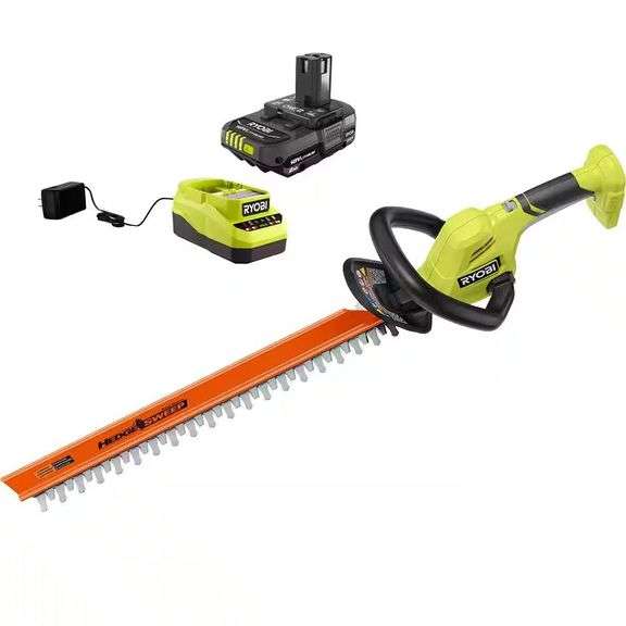 ONE+ 18V 22 in. Lithium-Ion Cordless Hedge Trimmer with 2.0 Ah Battery and Charger image