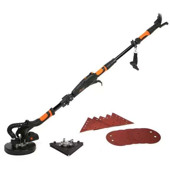 15 ft. 5 Amp 2-in-1 Variable Speed Dual-Head Drywall Sander with Dust Hose image