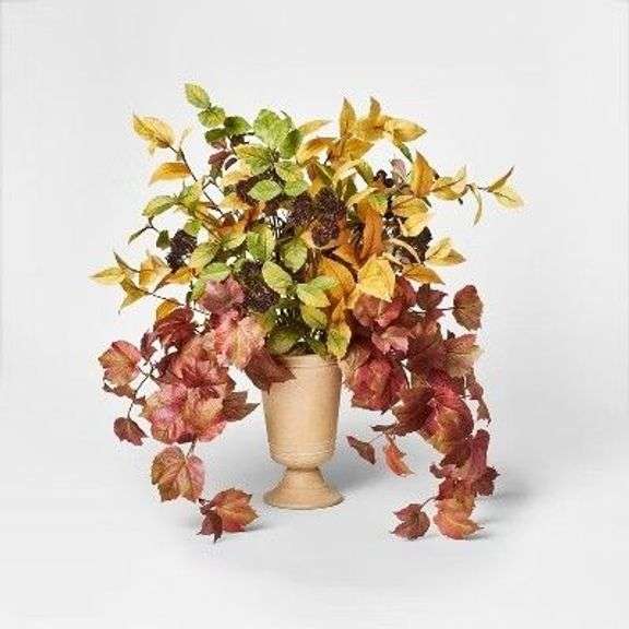 31" XL Fall Leaf Artificial Statement Arrangement image