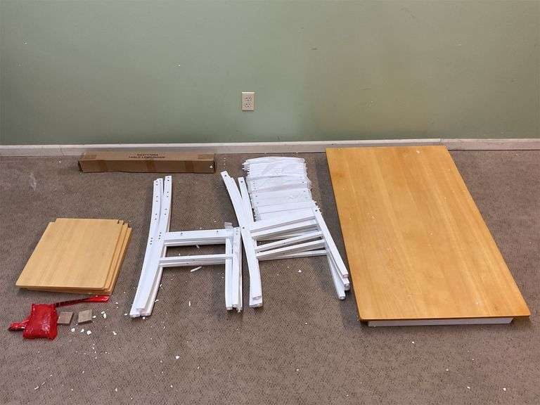 Five piece dining table, and chair set image