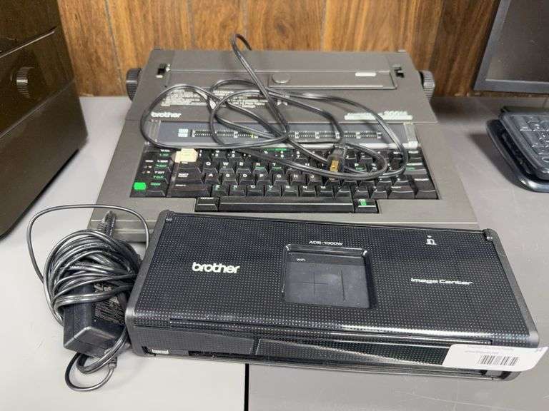 Brother Compactronic 300M Electronic Typewriter and ADS-1000W Image Center Scanner image