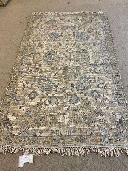 LAUREN LIESS sand colored stylish 5 x 8 rug image