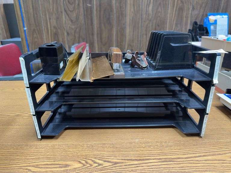 Desktop Organizer with Stapler and Accessories image
