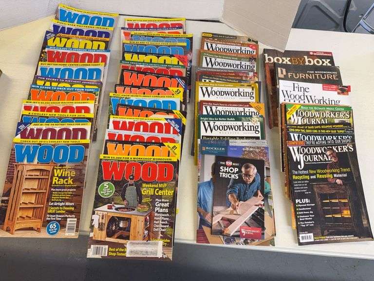 Collection of Woodworking and Wood Magazines image
