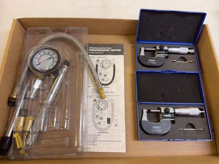 Micrometers and Compression Tester Kit image