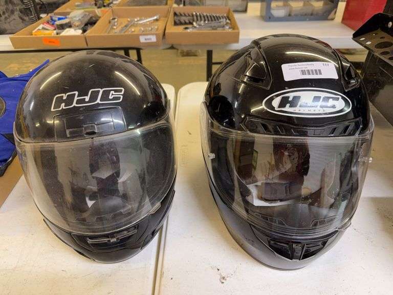 Two HJC Helmets - Sizes XXL & XXXXL image