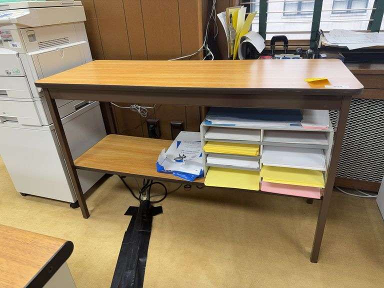 Office Desk with Shelf - 48" x 18" x 30" image