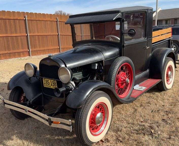 1929 Ford Model A, Completely restored, 12 Volt Negative Ground, New Tail Lights, Wiring, Electric Power Steering, New Coker Classic Tires & Rims image