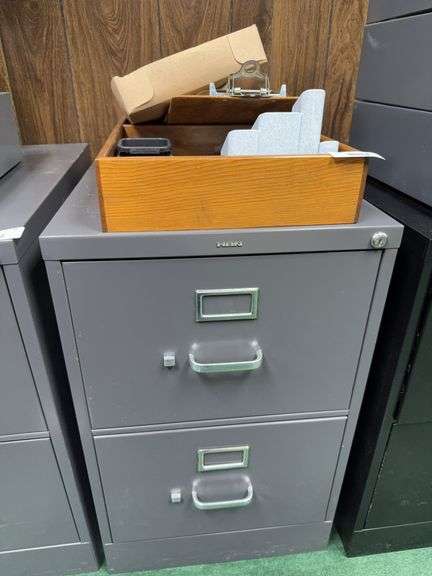 Hon Two-Drawer Filing Cabinet with Accessories image