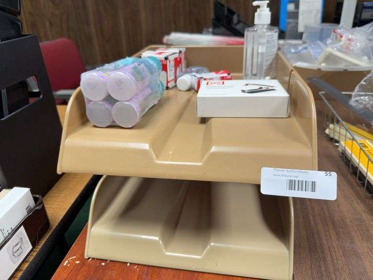 Office Supply Lot: Staple Remover, Finger Tips, Fasteners, Hand Sanitizer, and More image