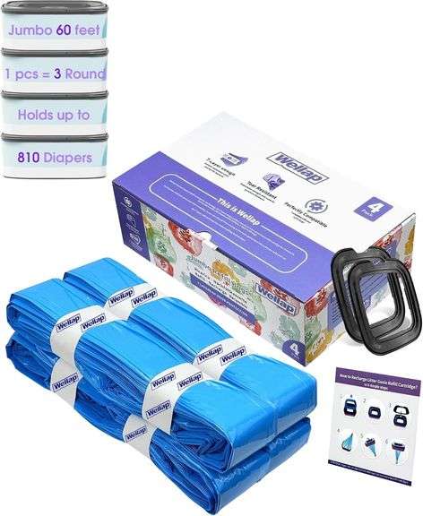 Jumbo Square Diaper Refill Compatible With Cartrid image