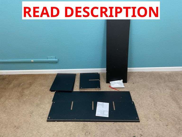 Shoe storage cabinet black image