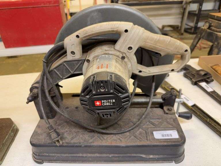 Porter-Cable Chop Saw, powers on image