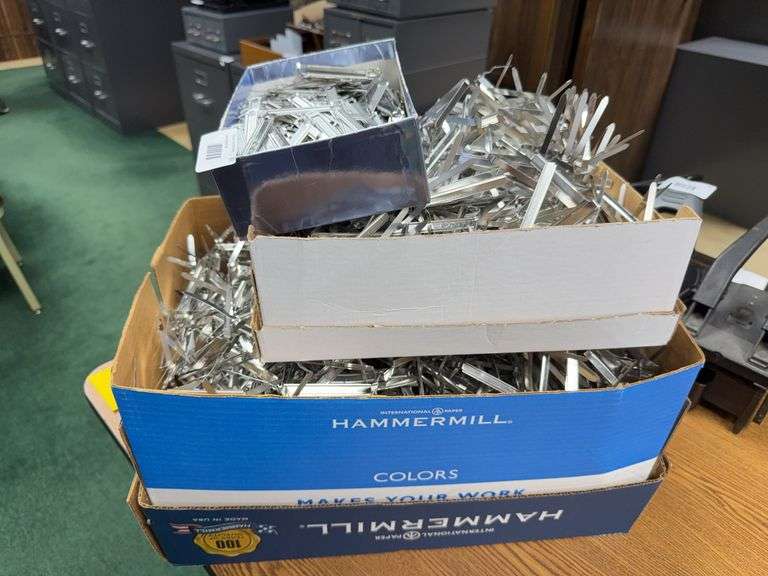 Large Lot of Metal ACCO Fasteners image
