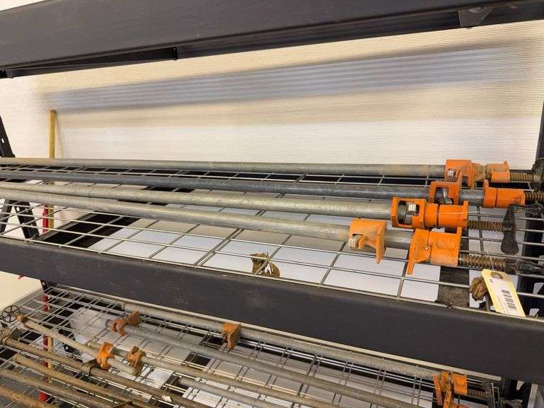 Lot of Four Pipe Clamps image