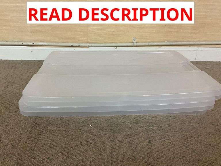 Five clear STERILITE lids image