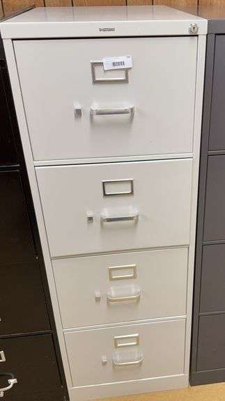 Steelcase 4-Drawer Metal Filing Cabinet (3rd Cabinet, white) image