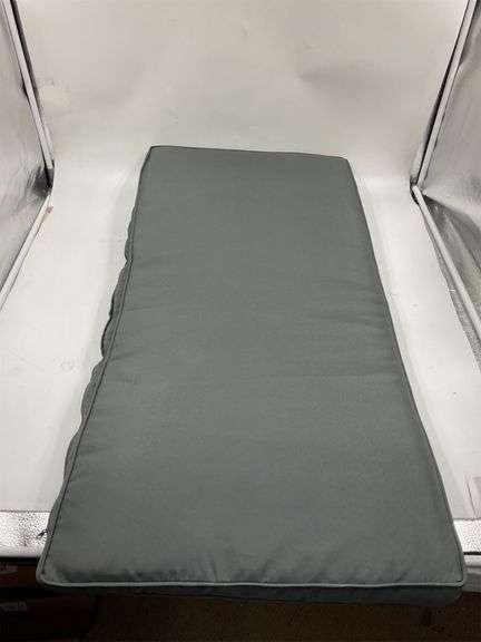 Gray, long rectangular cushion image