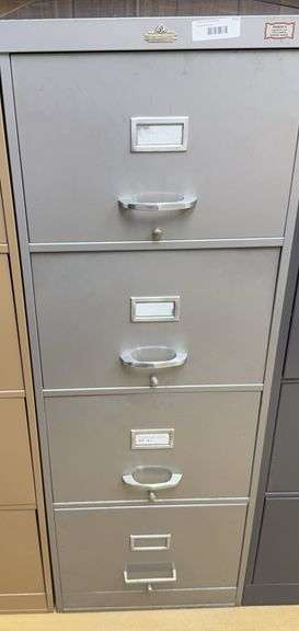 Four-Drawer Steel Filing Cabinet (2nd cabinet, Light gray) image