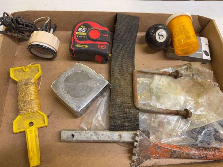 Variety Box with Cable Ties, Gauge, Tool, and More image