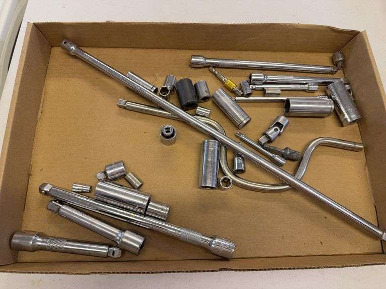 Mixed Lot of Chrome Sockets and Extensions image